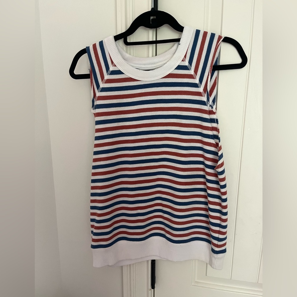 Aerie Stripes Sleeveless Tank